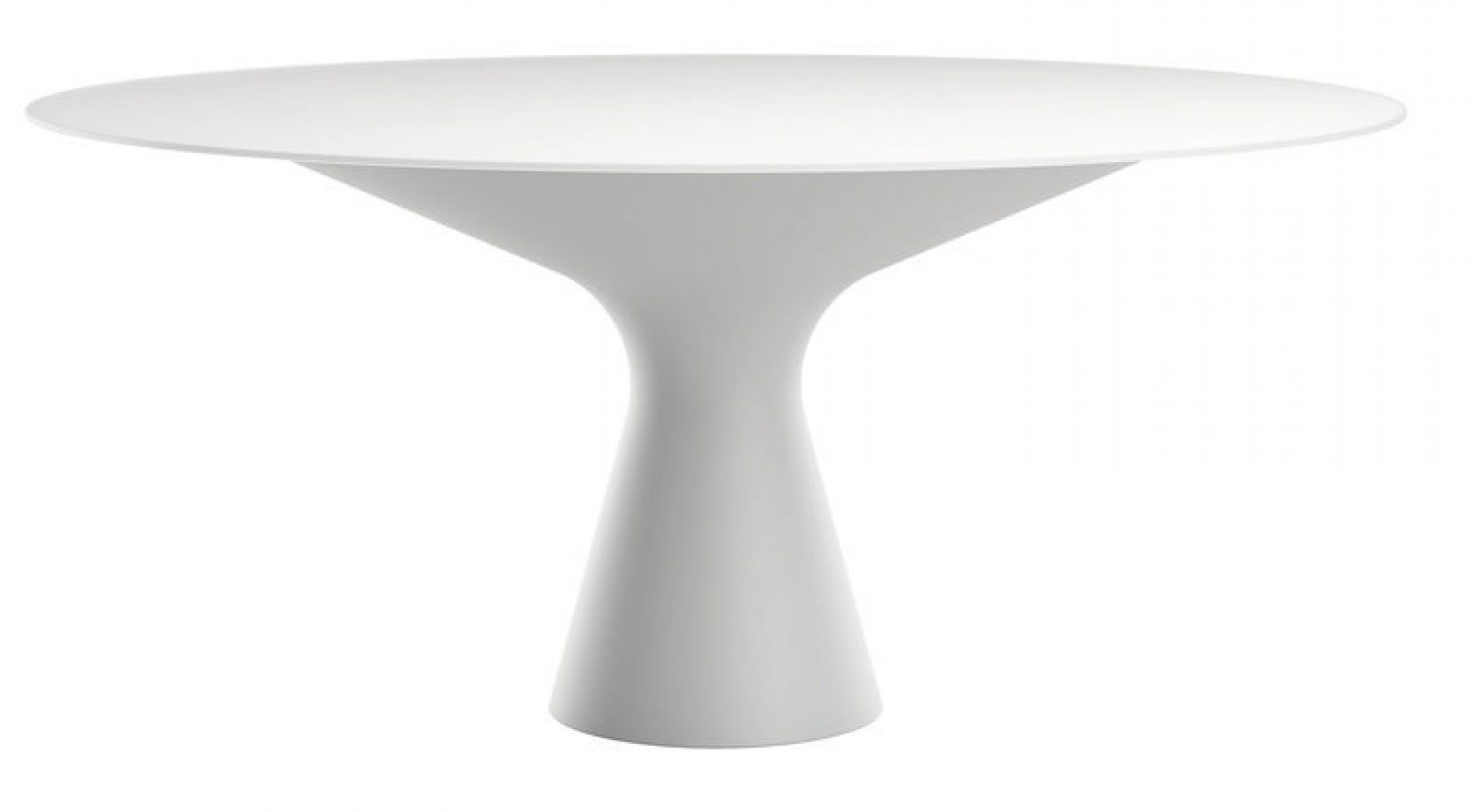 Blanco 2577/C Table with glass top Zanotta